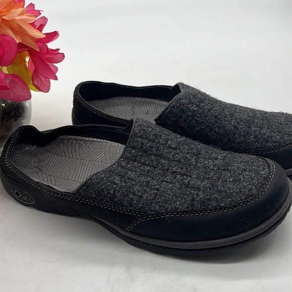 Chaco Gray Wool Slip son Mule Sz 7. BLO1187C - Picture 2 of 7